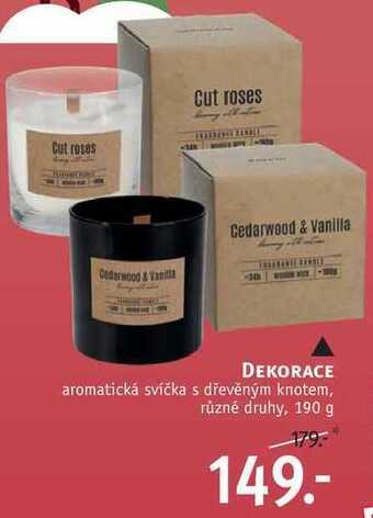 Rossmann Dekorace aromatická svíčka, 190 g nabídka