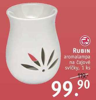 Rossmann Rubin aromalampa na čajové svíčky nabídka