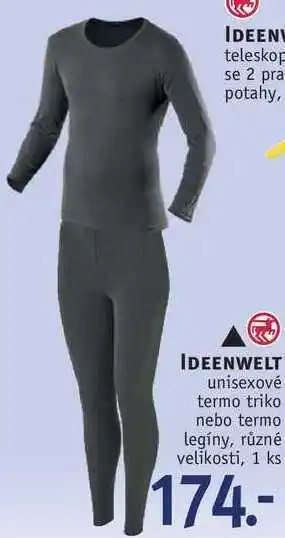 Rossmann Ideenwelt unisexové termo triko nebo termo legíny nabídka