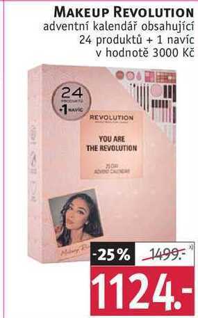 Rossmann Makeup revolution adventní kalendář nabídka