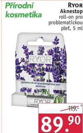Rossmann Ryor aknestop roll-on pro problematickou pleť, 5 ml nabídka