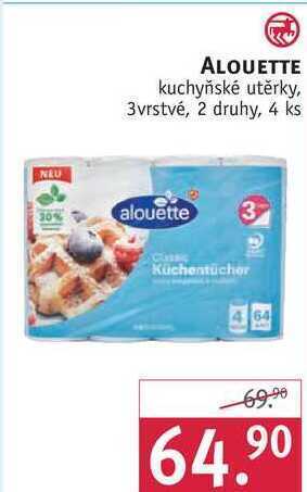 Rossmann Alouette kuchyňské utěrky, 4 ks nabídka