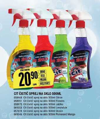 Tamda Foods Cit čistič sprej na sklo 500ml nabídka