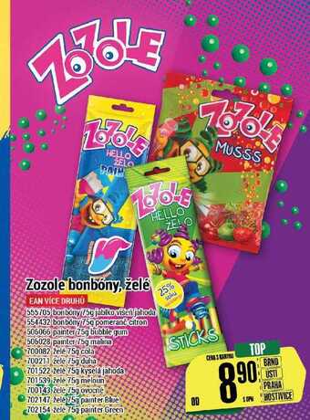 Tamda Foods Zozole bonbóny, želé nabídka