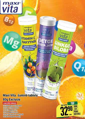Tamda Foods Maxi vita. šumivé tablety 80g exclusie nabídka