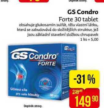 Teta Gs condro forte 30 tablet nabídka