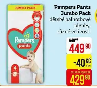 Teta Jumbo pack dětské kalhotkové plenky, různé velikosti nabídka