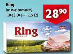 CBA Ring jemný tavený sýr, 150 g nabídka