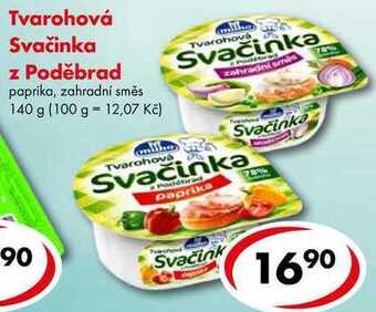 CBA Tvarohová svačinka z poděbrad, 140 g nabídka