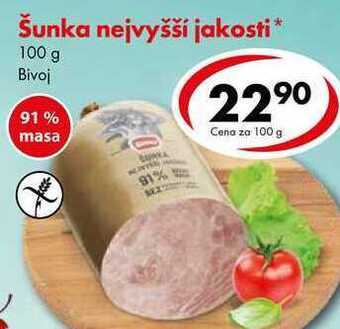 CBA Šunka nejvyšší jakosti, 100 g nabídka