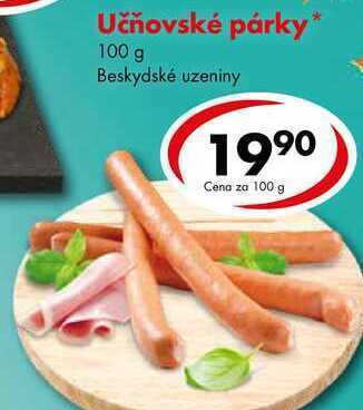 CBA Učňovské párky, 100 g nabídka