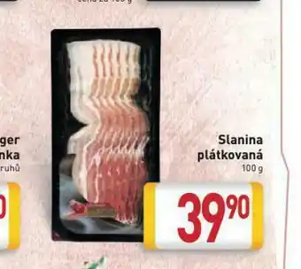 Billa Slanina plátková nabídka