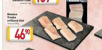 Billa Nowaco treska svíčková filet nabídka