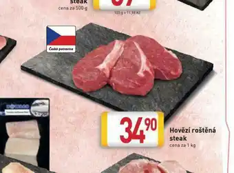 Billa Hovězí roštěná steak nabídka