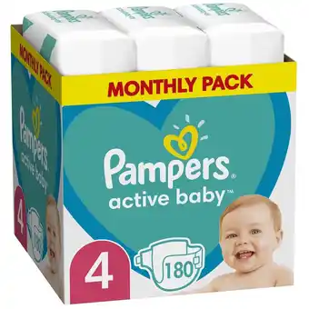 Rohlik.cz Pampers active baby jednorázové plenky 4 (9–14 kg) nabídka