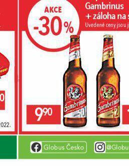 Globus Pivo gambrinus originál 10 nabídka