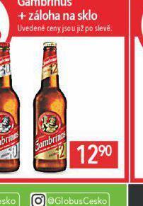 Globus Pivo gambrinus patron 12 nabídka