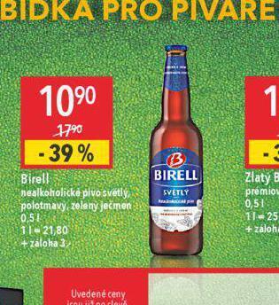 Globus Pivo birell nealko nabídka