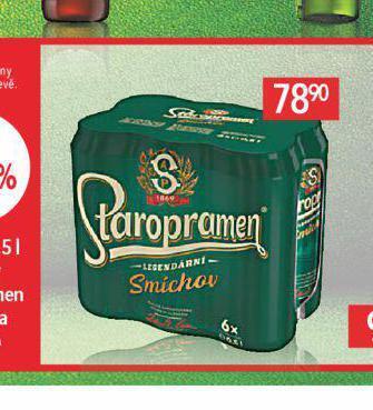 Globus Pivo staropramen smíchov nabídka