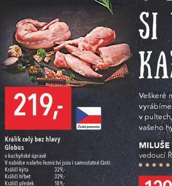 Globus Králík celý bez hlavy nabídka