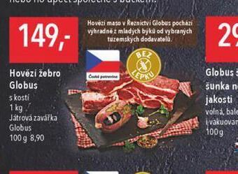 Globus Hovězí žebro s kostí nabídka