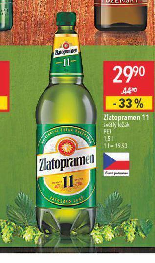 Globus Pivo zlatopramen 11 nabídka
