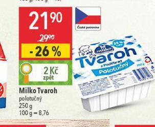 Globus Milko tvaroh nabídka