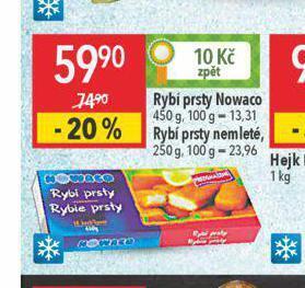 Globus Rybí prsty nowaco nabídka