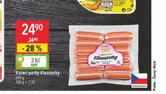 Globus Kuřecí párky klausovky nabídka