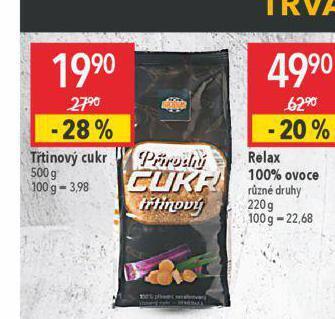 Globus Třtinový cukr nabídka
