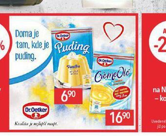 Globus Dr. oetker puding nabídka