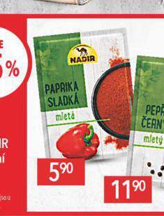 Globus Paprika sladká nabídka