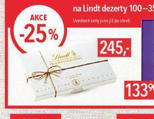 Globus Lindt dezert nabídka