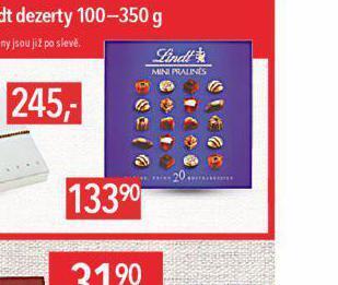 Globus Lindt dezert nabídka