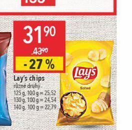 Globus Lay´s chips nabídka