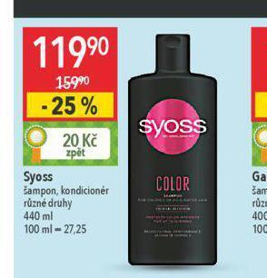 Globus Syoss šampon, kondicioner nabídka