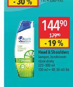 Globus Head&shoulders šampon nabídka