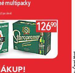 Globus Pivo staropramen smíchov nabídka