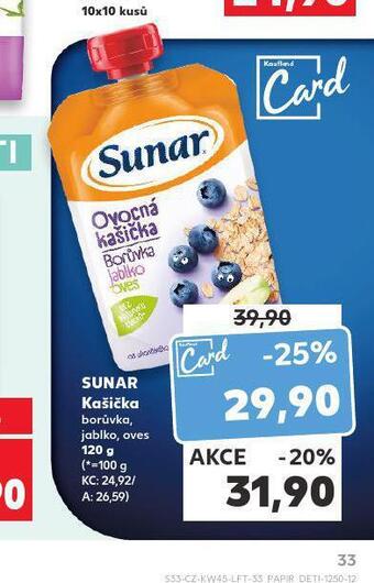 Kaufland Sunar kašička nabídka