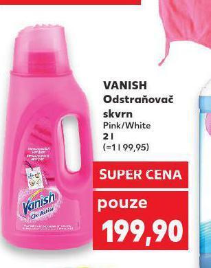 Kaufland Vanish odstraňovač skvrn nabídka