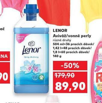 Kaufland Lenor aviváž / vonné perly nabídka