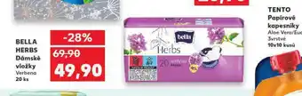 Kaufland Bella herbs dámské vložky nabídka