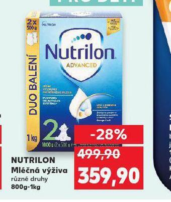 Kaufland Nutrilon mléčná výživa nabídka