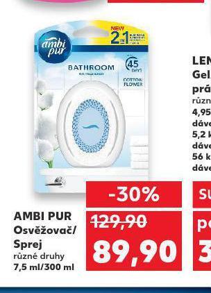 Kaufland Ambi pur osvěžovač / sprej nabídka