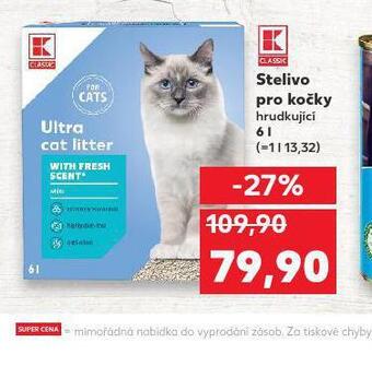 Kaufland Stelivo pro kočky nabídka