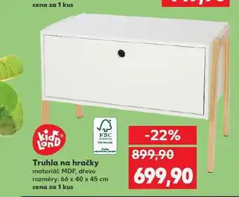 Kaufland Truhla na hračky nabídka
