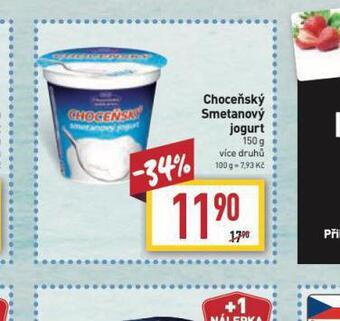 Choceňský smetanový jogurt