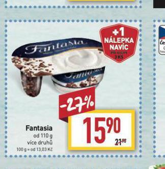 Billa Fantasia nabídka