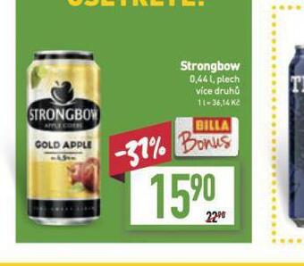Billa Strongbow nabídka