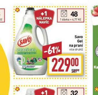 Billa Savo gel na praní nabídka